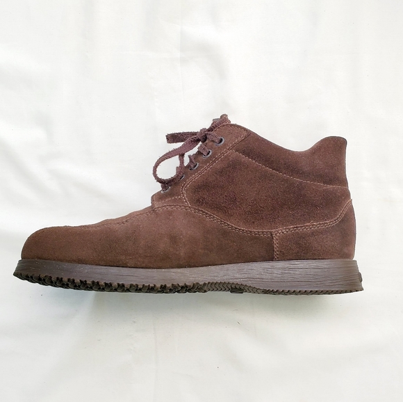 Ankle boots brown suede by  Hogan - Picture 3 of 15